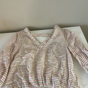 Anthropologie Postage Stamp Brand Top